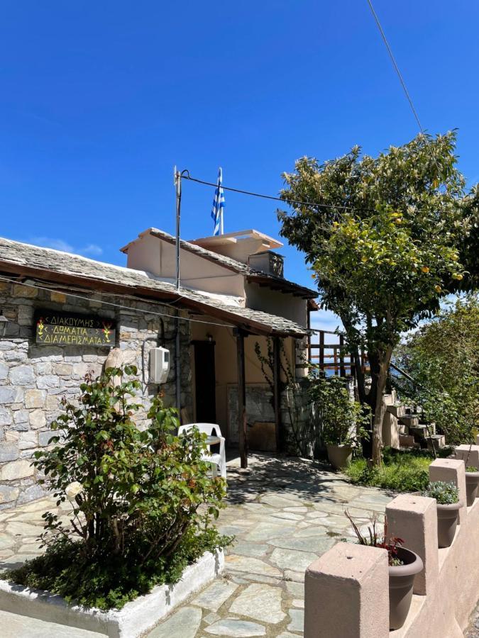 Double Studio Room In Mylopotamos With Beautifull View Cangaráda Kültér fotó